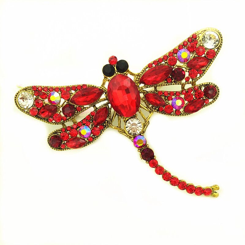 Rhinestone Dragonfly Brooch Pin Rhinestone Dragonfly Brooch Pin