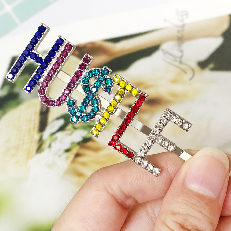 Rhinestone Hair Clip Fashionable Barrette Rhinestone Hair Clip Fashionable Barrette