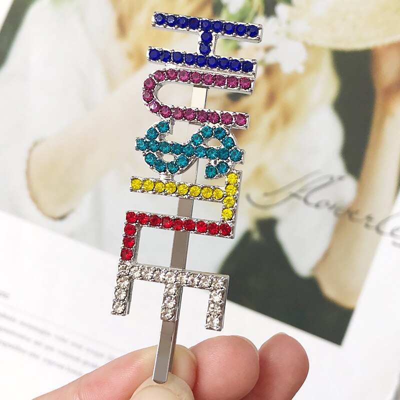 Rhinestone Hair Clip Fashionable Barrette Rhinestone Hair Clip Fashionable Barrette
