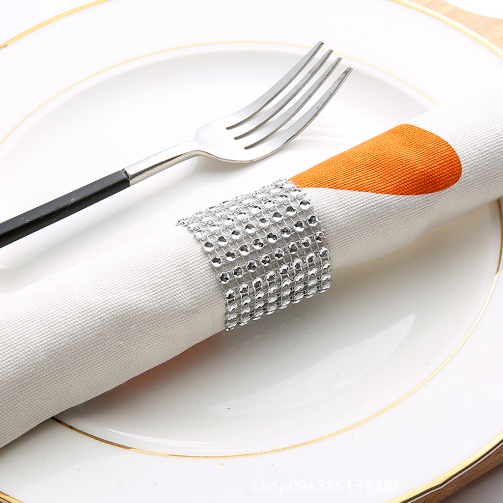 Rhinestone Napkin Rings (100 pcs) Rhinestone Napkin Rings (100 pcs)