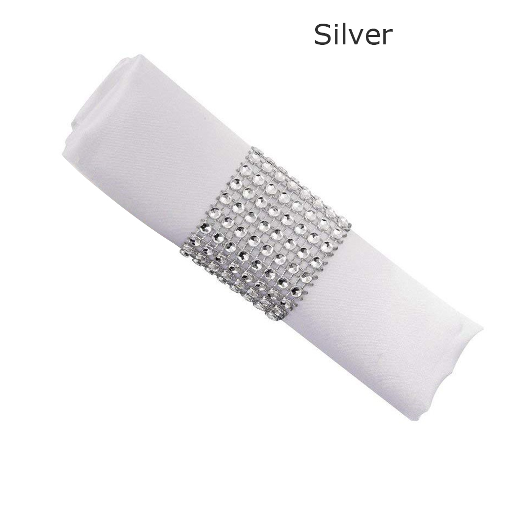 Rhinestone Napkin Rings (100 pcs) Rhinestone Napkin Rings (100 pcs)