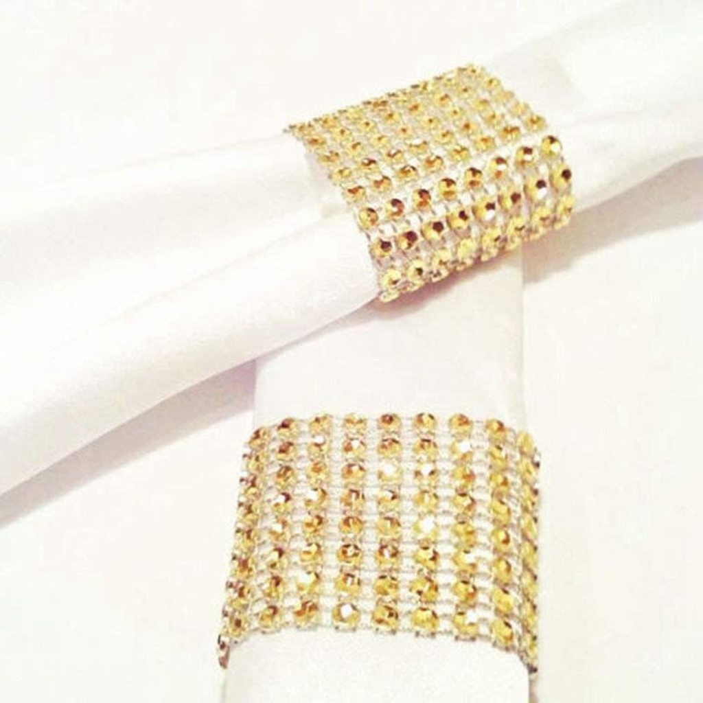 Rhinestone Napkin Rings (100 pcs) Rhinestone Napkin Rings (100 pcs)