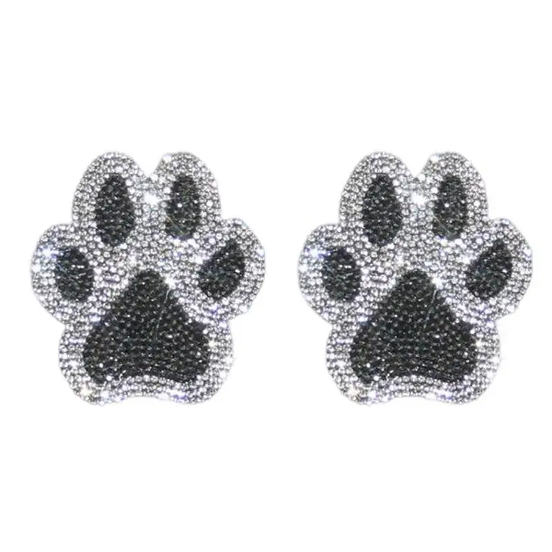 Rhinestone Sparkly Paw Print Decals for Cars (2Pcs) Rhinestone Sparkly Paw Print Decals for Cars (2Pcs)