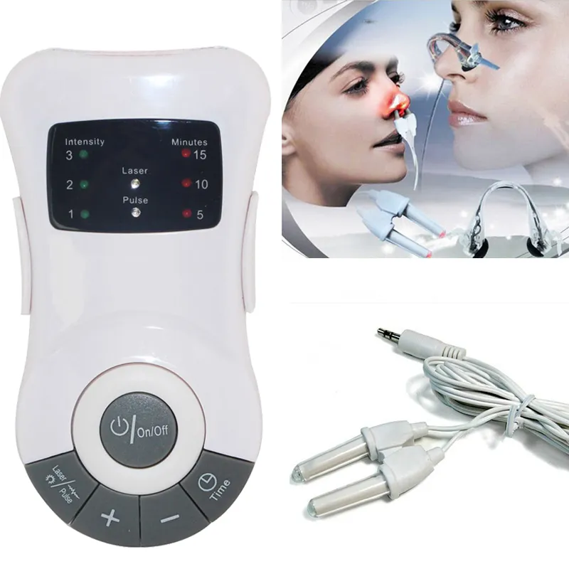Rhinitis Sinusitis Nasal Polyps Laser Therapy Device Nose Irradiation Cholesterol Phototherapy Instrument