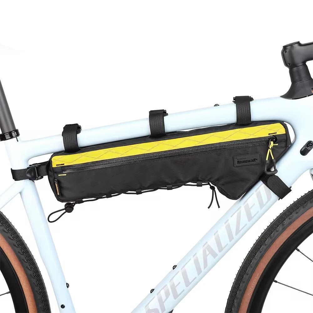 Rhinowalk Bike Frame Bag Water-Resistant Bicycle Triangular Crossbeam Bag For Mtb&Road Gravel Bike With Frame Lengths Rhinowalk Bike Frame Bag Water-Resistant Bicycle Triangular Crossbeam Bag For Mtb&Road Gravel Bike With Frame Lengths