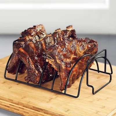 Rib Rack for Grilling Baking and Roasting Rib Rack for Grilling Baking and Roasting