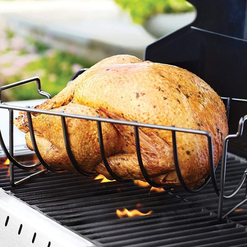Rib Rack for Grilling Baking and Roasting Rib Rack for Grilling Baking and Roasting