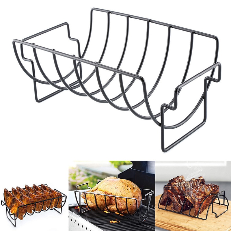 Rib Rack for Grilling Baking and Roasting Rib Rack for Grilling Baking and Roasting