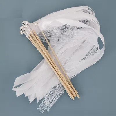 Ribbon Wedding Wands (50 pcs)