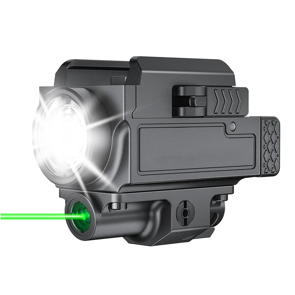 Richfire Green Laser and Flashlight Combo 800 Lumens Weapon Gun Light Compact USB Rechargeable Quick Release Gun Torch Richfire Green Laser and Flashlight Combo 800 Lumens Weapon Gun Light Compact USB Rechargeable Quick Release Gun Torch