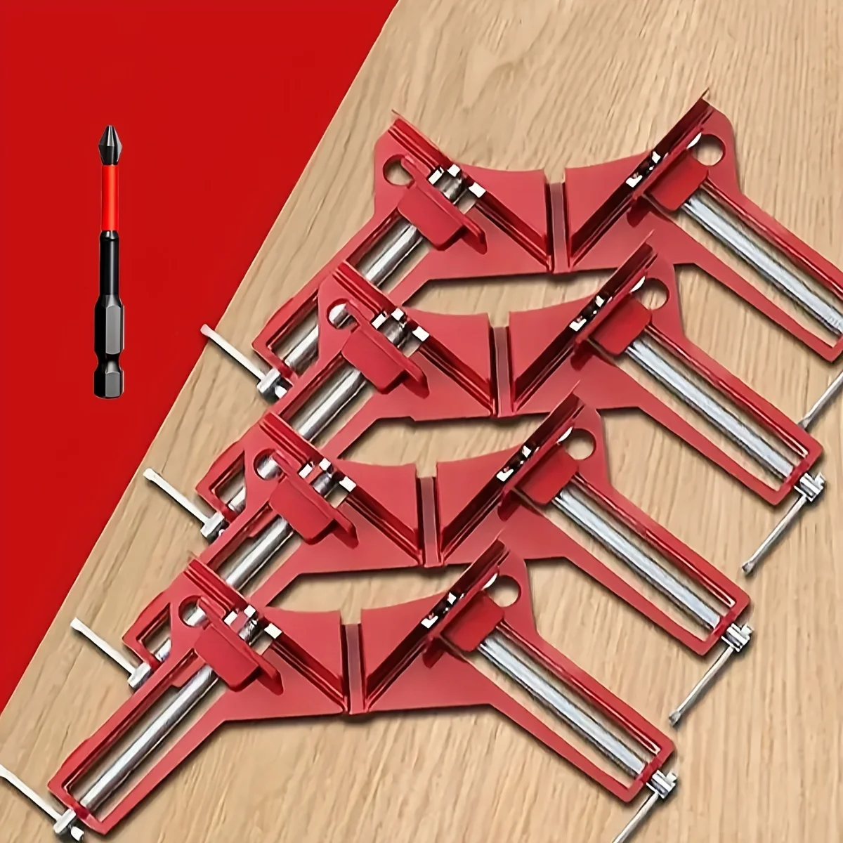 Right Angle Clamp, 90 Degrees Corner Clamp, Picture Frame Holder, Glass Holder, DIY Woodworking Hand Tools Right Angle Clamp, 90 Degrees Corner Clamp, Picture Frame Holder, Glass Holder, DIY Woodworking Hand Tools