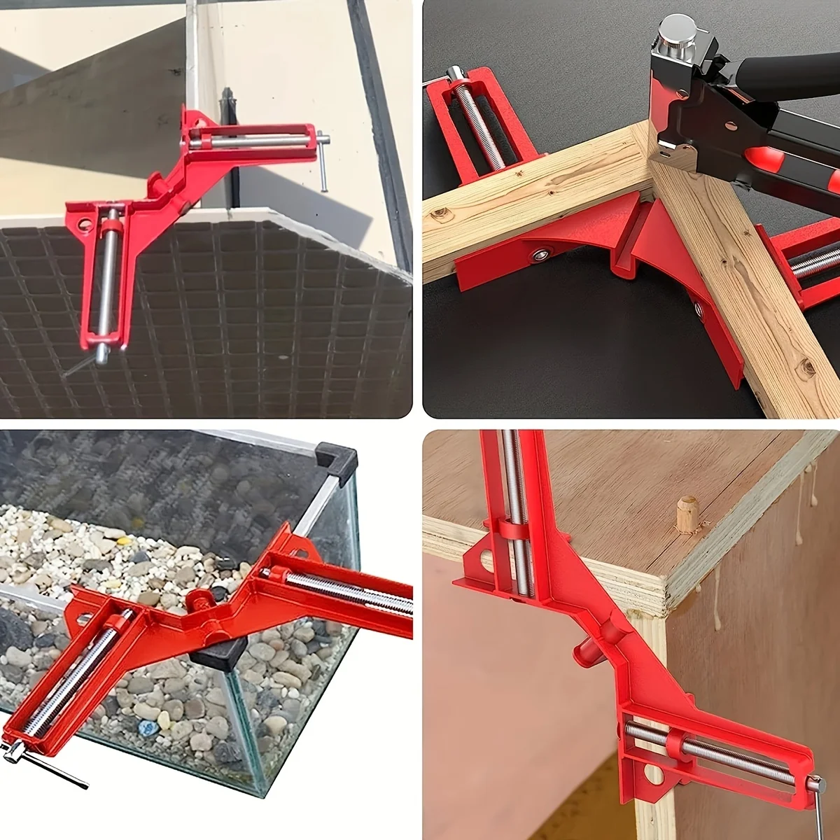 Right Angle Clamp, 90 Degrees Corner Clamp, Picture Frame Holder, Glass Holder, DIY Woodworking Hand Tools Right Angle Clamp, 90 Degrees Corner Clamp, Picture Frame Holder, Glass Holder, DIY Woodworking Hand Tools