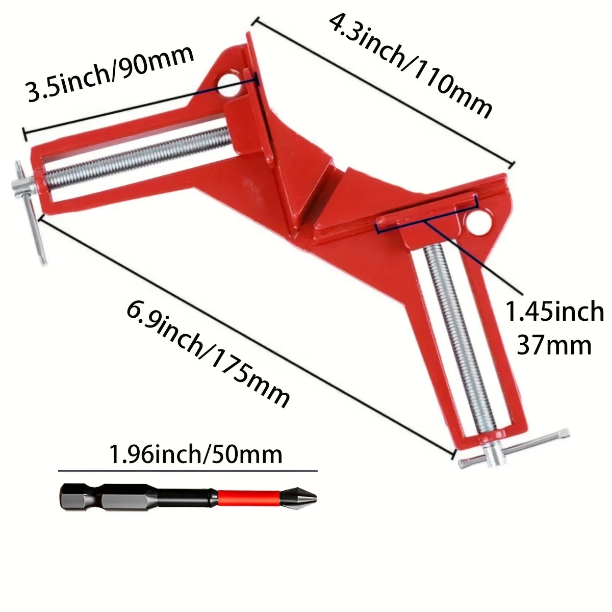 Right Angle Clamp, 90 Degrees Corner Clamp, Picture Frame Holder, Glass Holder, DIY Woodworking Hand Tools Right Angle Clamp, 90 Degrees Corner Clamp, Picture Frame Holder, Glass Holder, DIY Woodworking Hand Tools