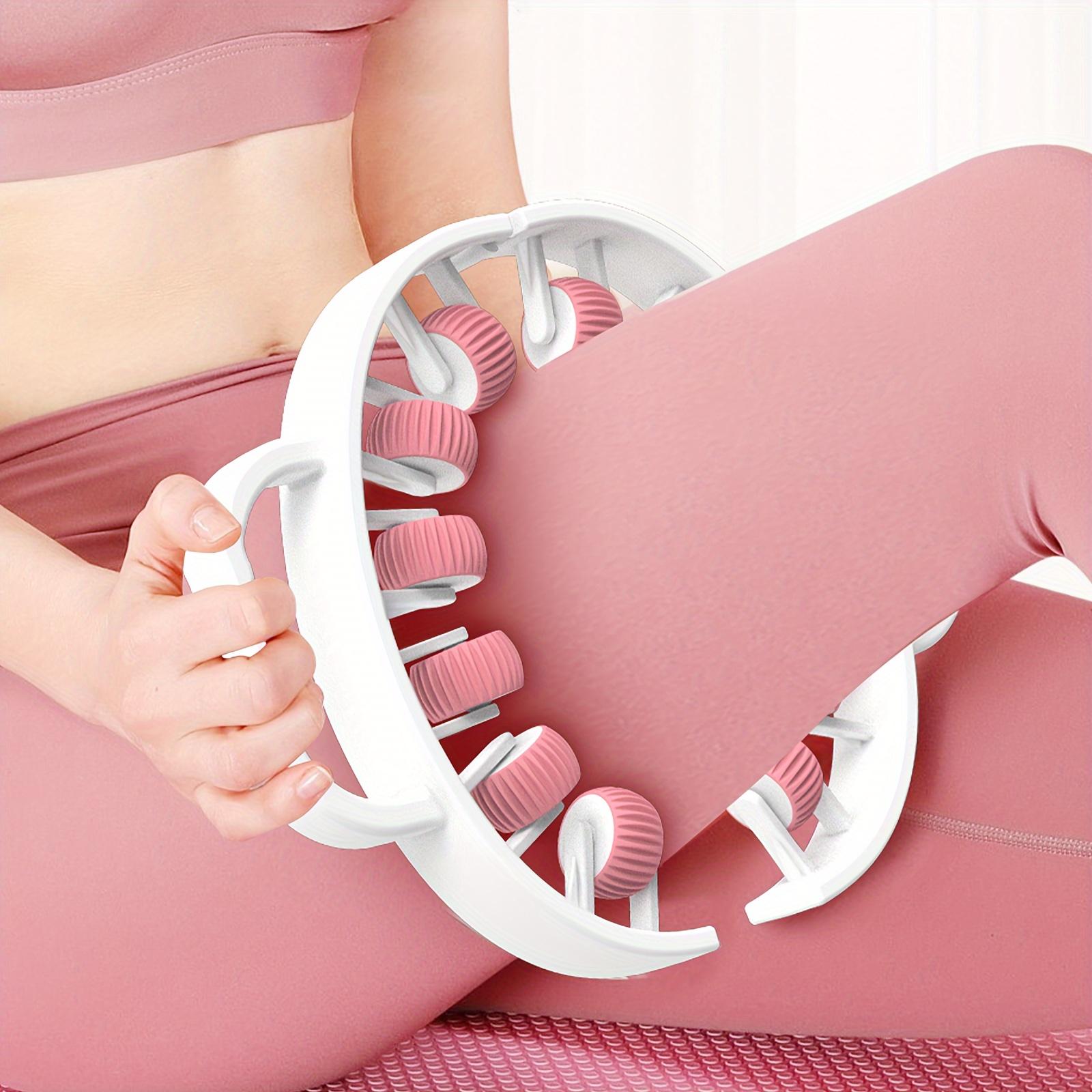 Ring Leg Massager with 14 Soft Rubber Rollers for Full Body Neck Shoulder Abdominal Anti Cellulite Slimming Muscle Ring Leg Massager with 14 Soft Rubber Rollers for Full Body Neck Shoulder Abdominal Anti Cellulite Slimming Muscle