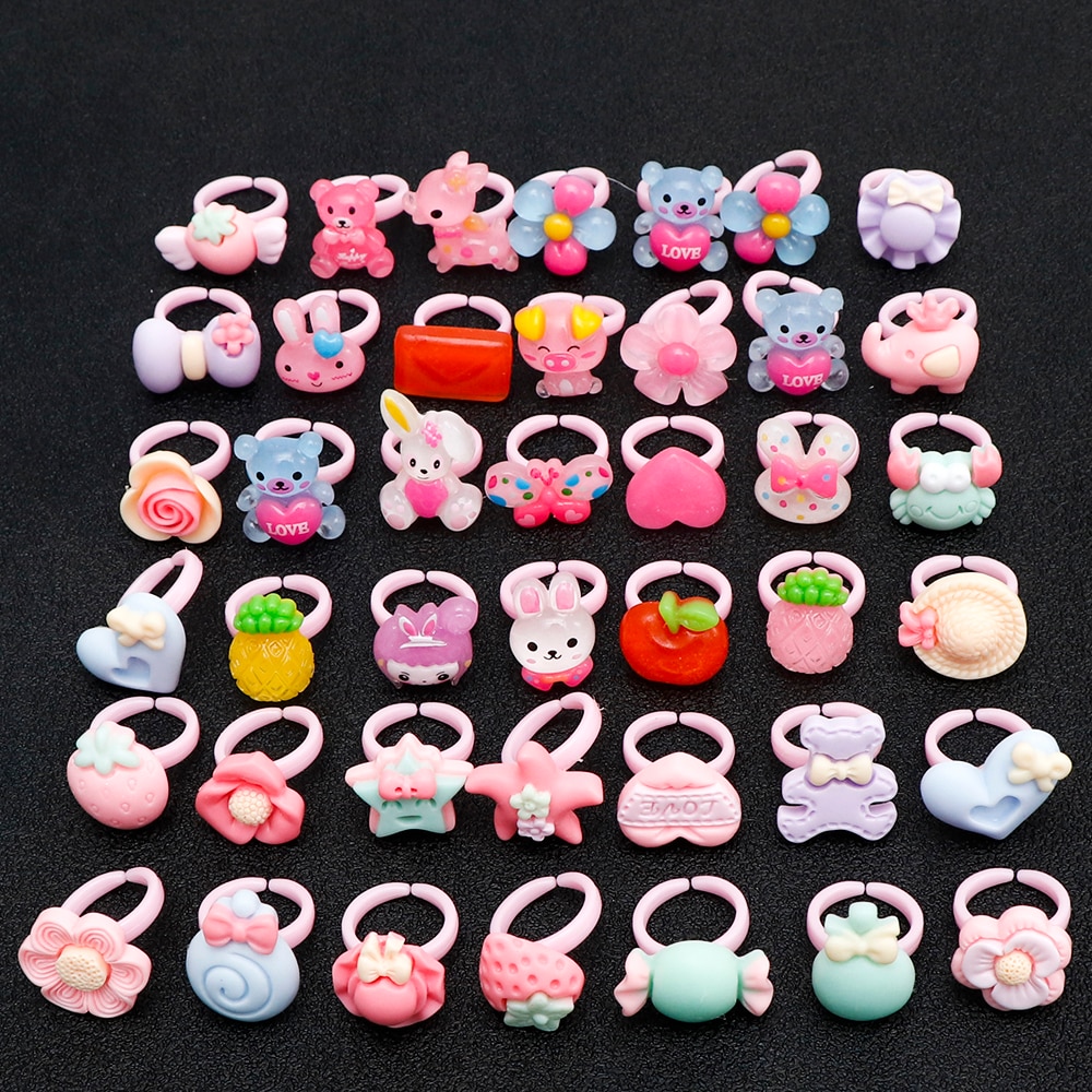 Rings For Children Cute Kids Rings (20Pcs) Rings For Children Cute Kids Rings (20Pcs)