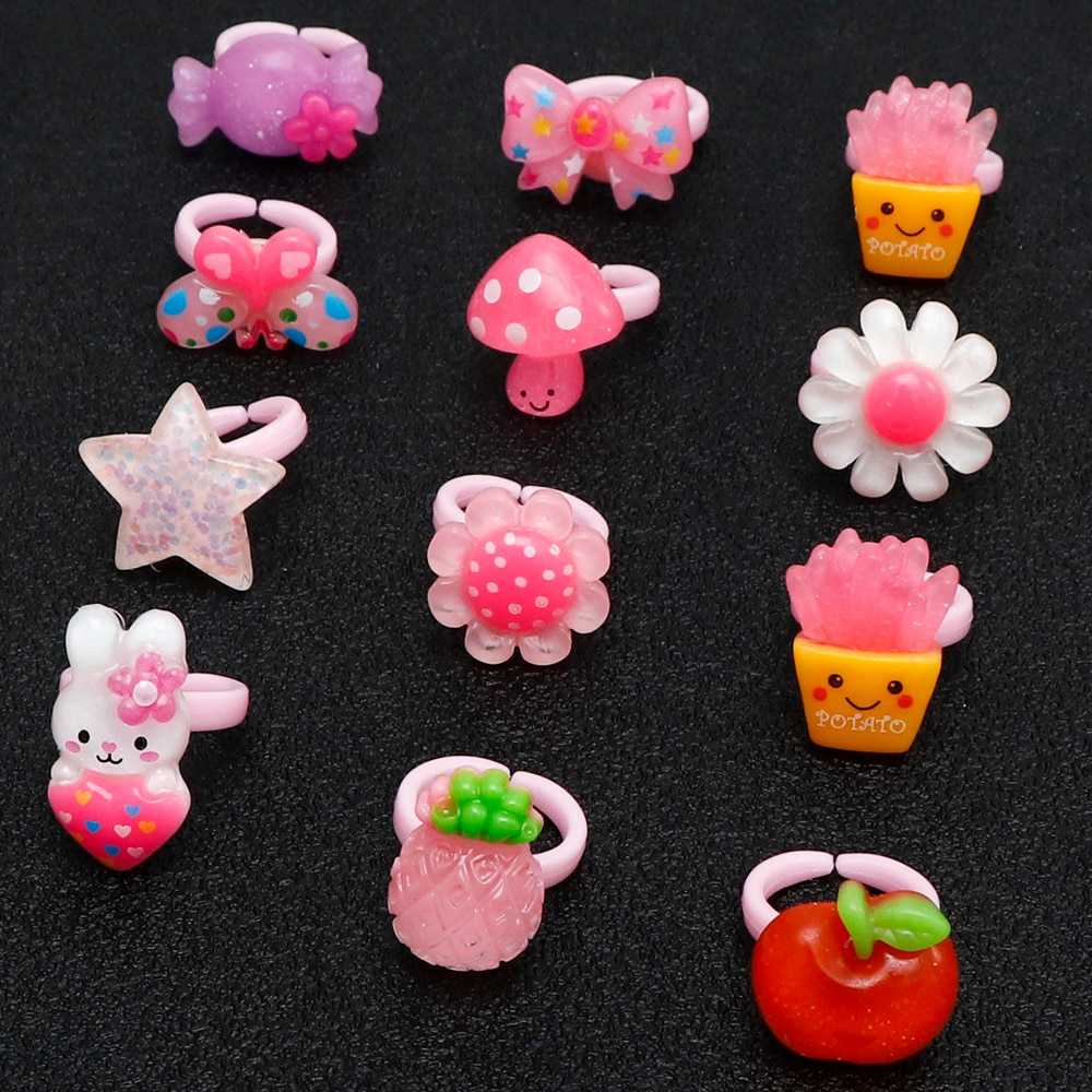 Rings For Children Cute Kids Rings (20Pcs) Rings For Children Cute Kids Rings (20Pcs)