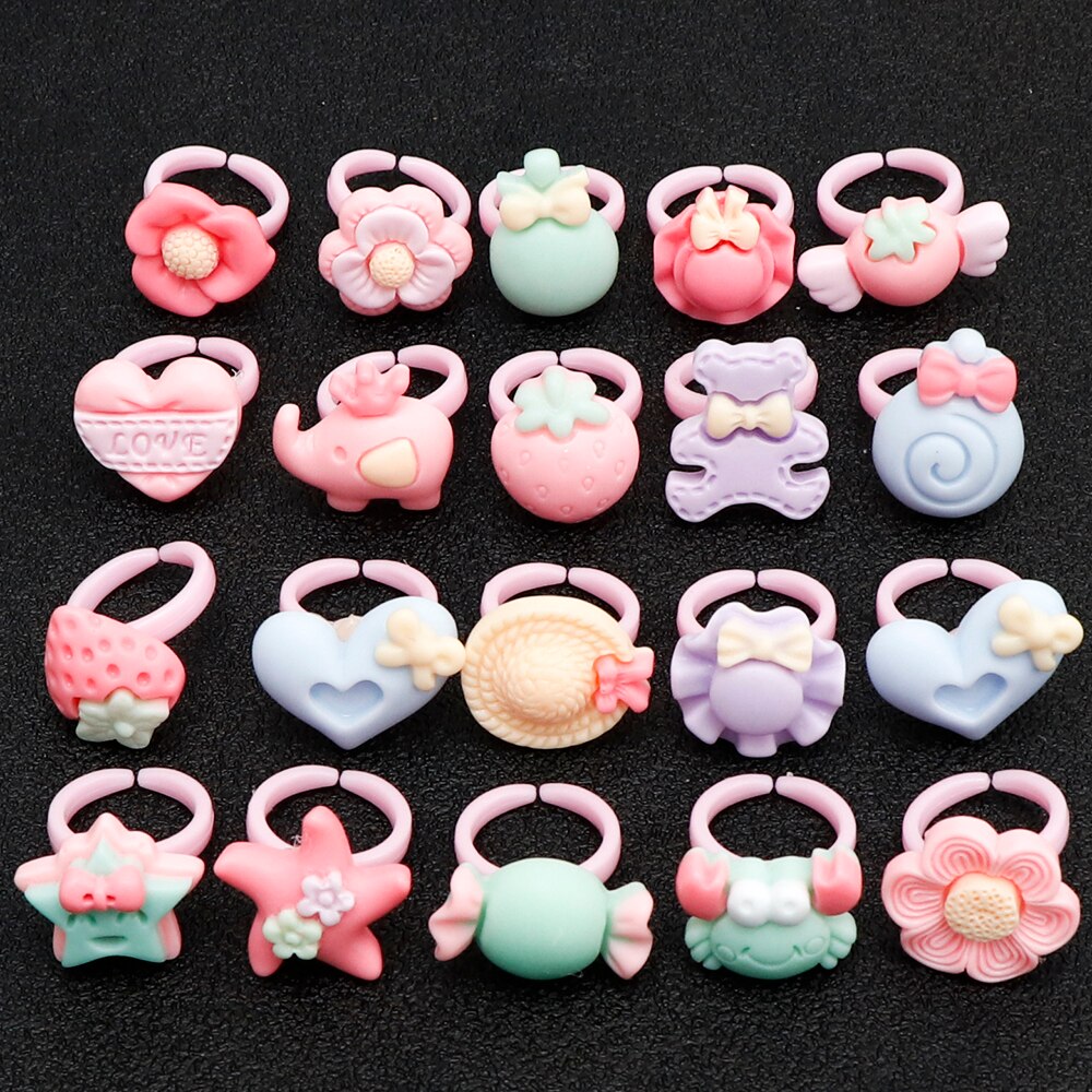 Rings For Children Cute Kids Rings (20Pcs) Rings For Children Cute Kids Rings (20Pcs)