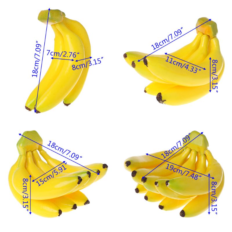 Ripe Yellow Artificial Banana Ripe Yellow Artificial Banana