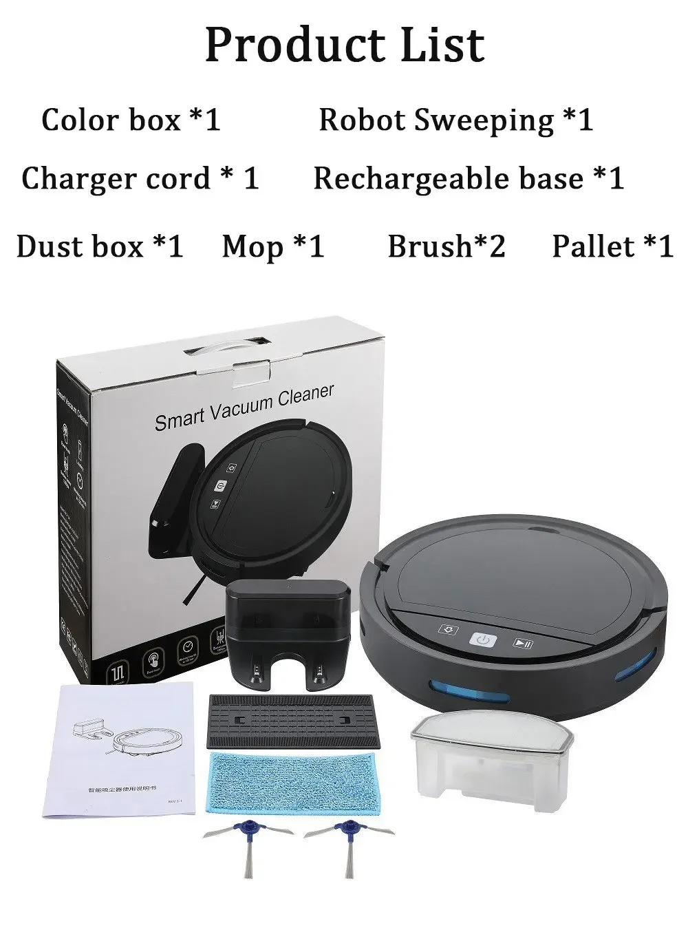 Robot Vacuum Cleaner 2500PA Smart Remote Control Wireless AutoRecharge Floor Sweeping Cleaning appliance Vacuum Cleaner Robot Vacuum Cleaner 2500PA Smart Remote Control Wireless AutoRecharge Floor Sweeping Cleaning appliance Vacuum Cleaner
