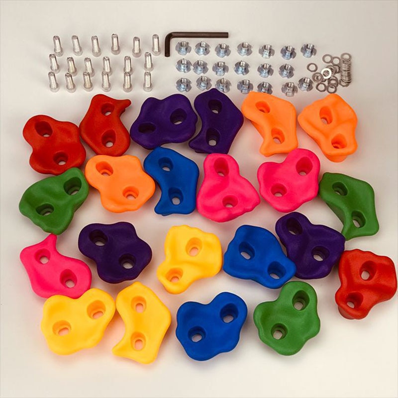 Rock Climbing Holds 10 Grips with Screws Rock Climbing Holds 10 Grips with Screws