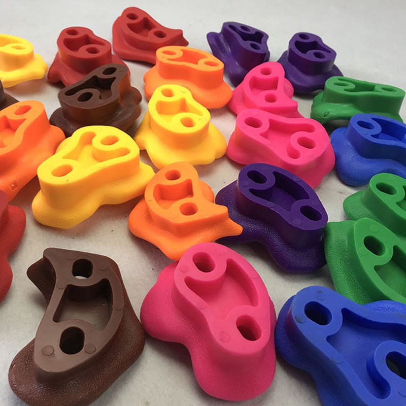 Rock Climbing Holds 10 Grips with Screws Rock Climbing Holds 10 Grips with Screws