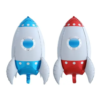 Rocket Balloons Kids Party Decorations (3Pcs) Rocket Balloons Kids Party Decorations (3Pcs)