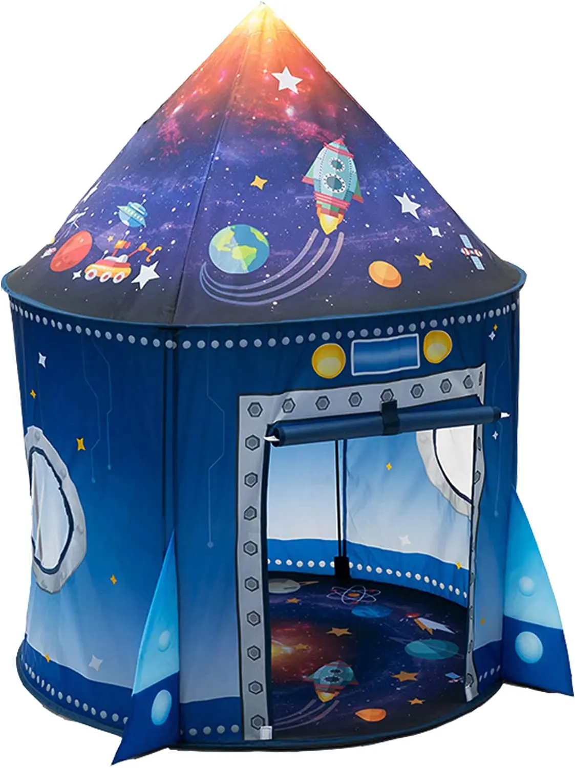 Rocket Ship Kids Tent Pop Up Play Toy Tent for Children Large Space Indoor Pretend Playhouse Outdoor Play Tent for Boys Rocket Ship Kids Tent Pop Up Play Toy Tent for Children Large Space Indoor Pretend Playhouse Outdoor Play Tent for Boys
