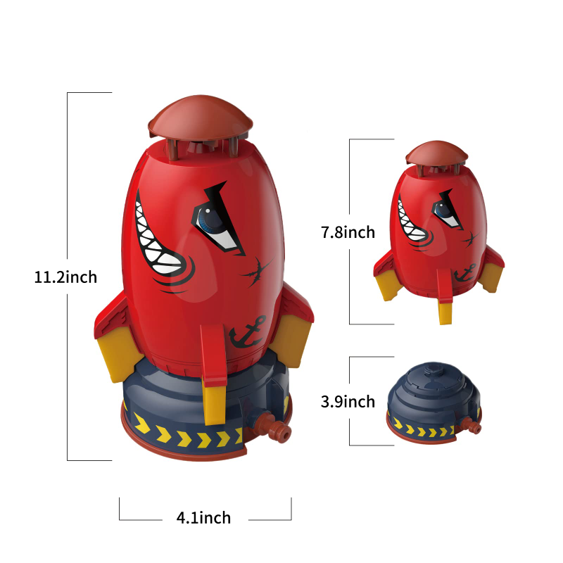 Rocket Sprinkler Spinning Flying Children's Outdoor Water Playing Toy Fun Interaction In Garden Lawn Watering Toys Rocket Sprinkler Spinning Flying Children's Outdoor Water Playing Toy Fun Interaction In Garden Lawn Watering Toys