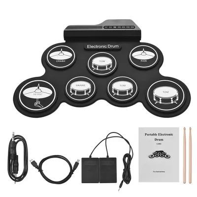 Roll-Up Drum Kit Electronic Drum Pad