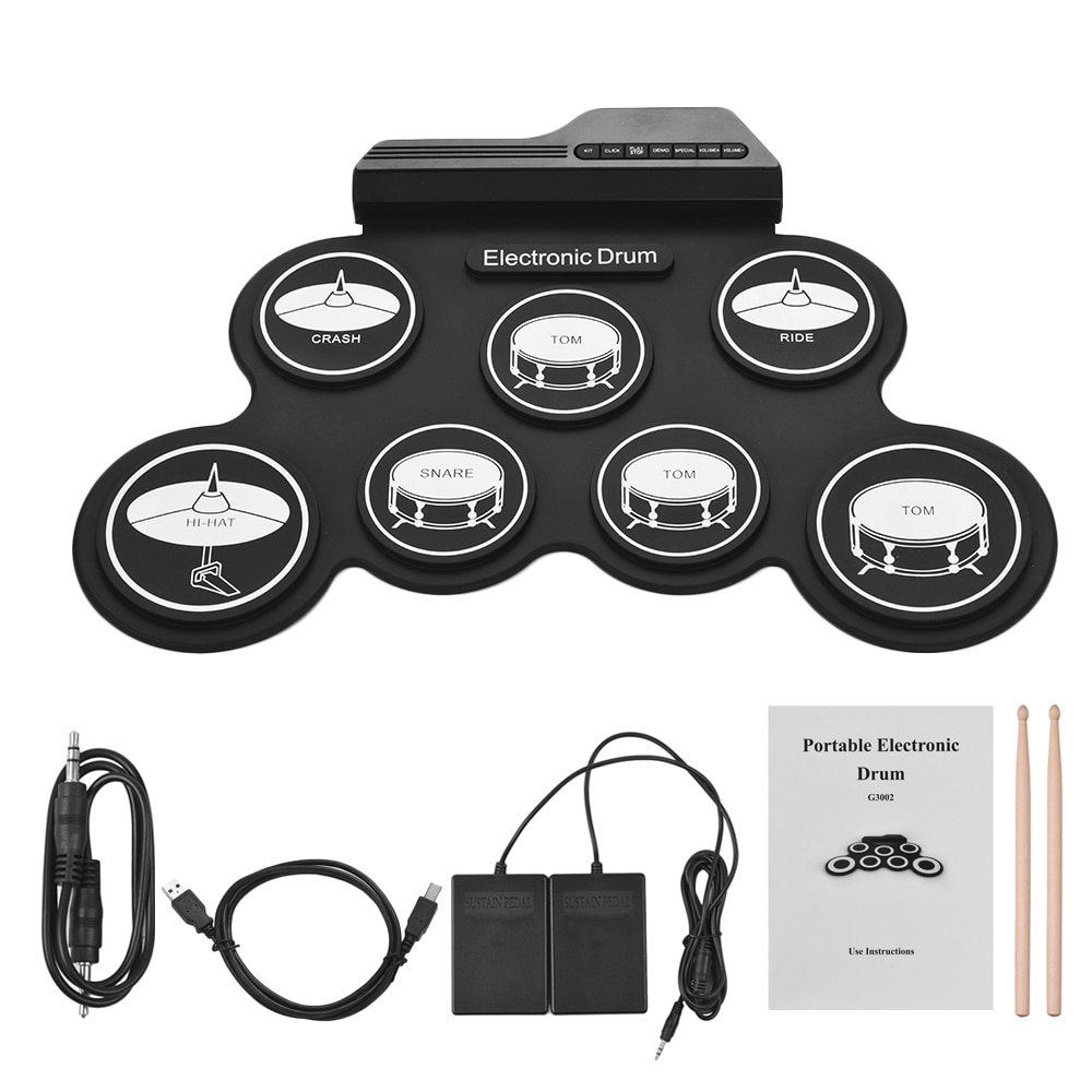 Roll-Up Drum Kit Electronic Drum Pad