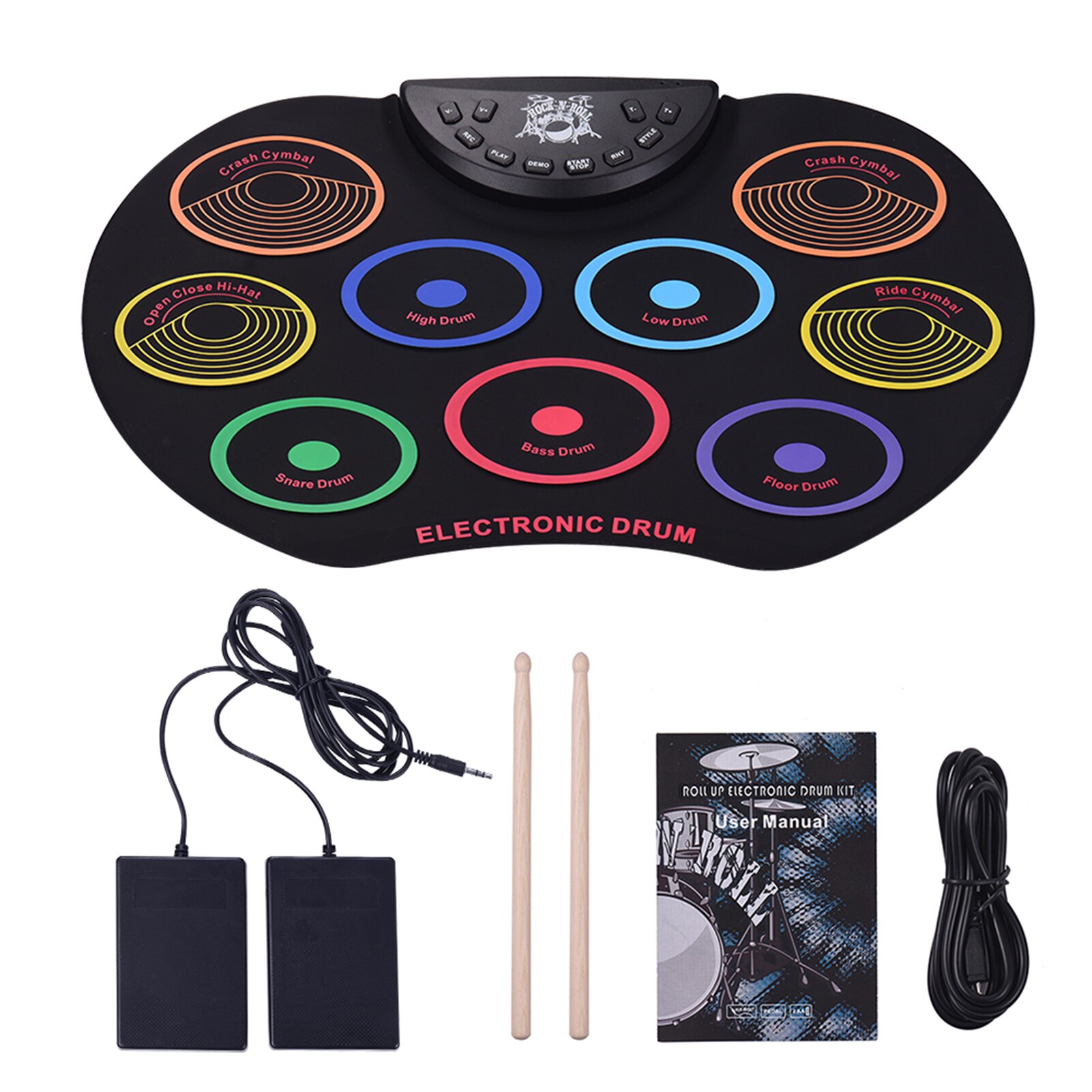 Roll-Up Drum Portable Electronic Pad Roll-Up Drum Portable Electronic Pad