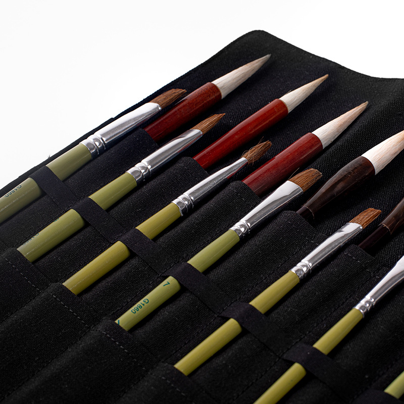 Roll Up Pencil Case 20 Holes Pen Bag