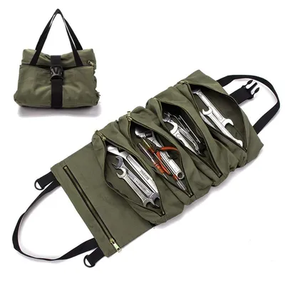 Roll Up Tool Bag Carrier Tote Roll Up Tool Bag Carrier Tote