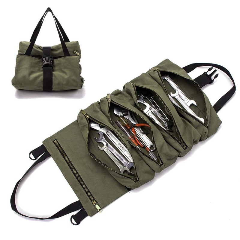 Roll Up Tool Bag Carrier Tote Roll Up Tool Bag Carrier Tote