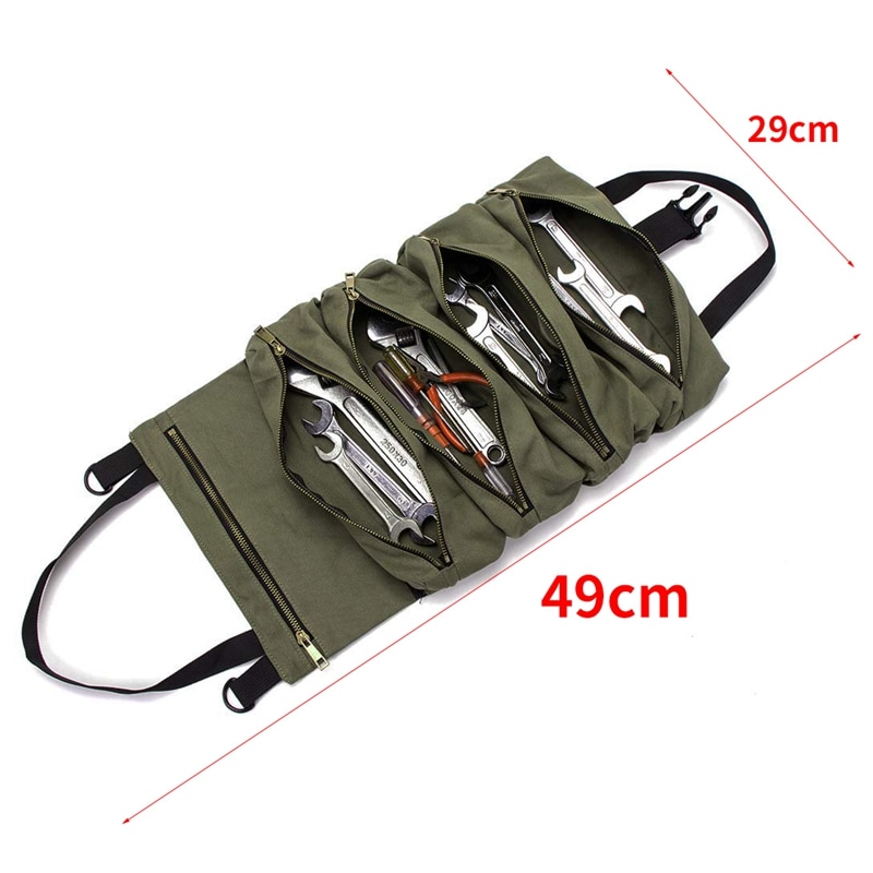 Roll Up Tool Bag Carrier Tote Roll Up Tool Bag Carrier Tote