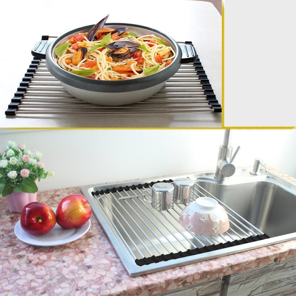 Rollable Over Sink Drainer Rollable Over Sink Drainer