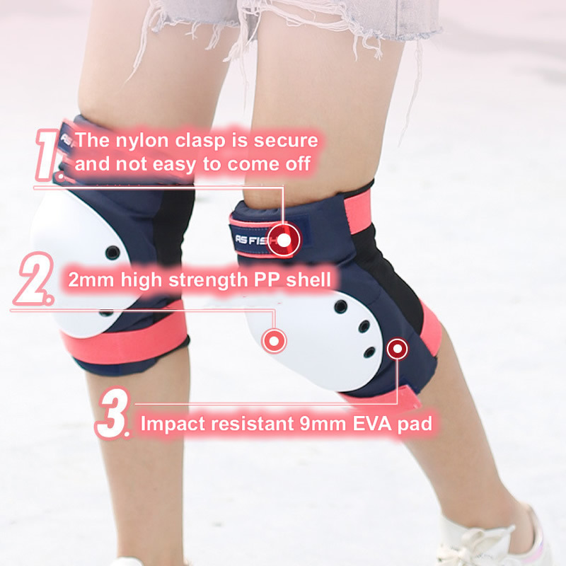 Roller Skating Protector Helmet for Teenage Adults Outdoor Cycling Rock Climbing Kneepads Elbow Pad Hand Head