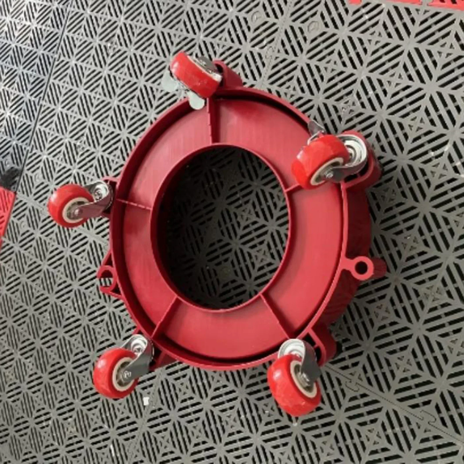 Rolling Bucket Dolly 360° Swivel Bucket Roller Removable Truck with Wheels Storage Tray Heavy Duty Car Wash Tools