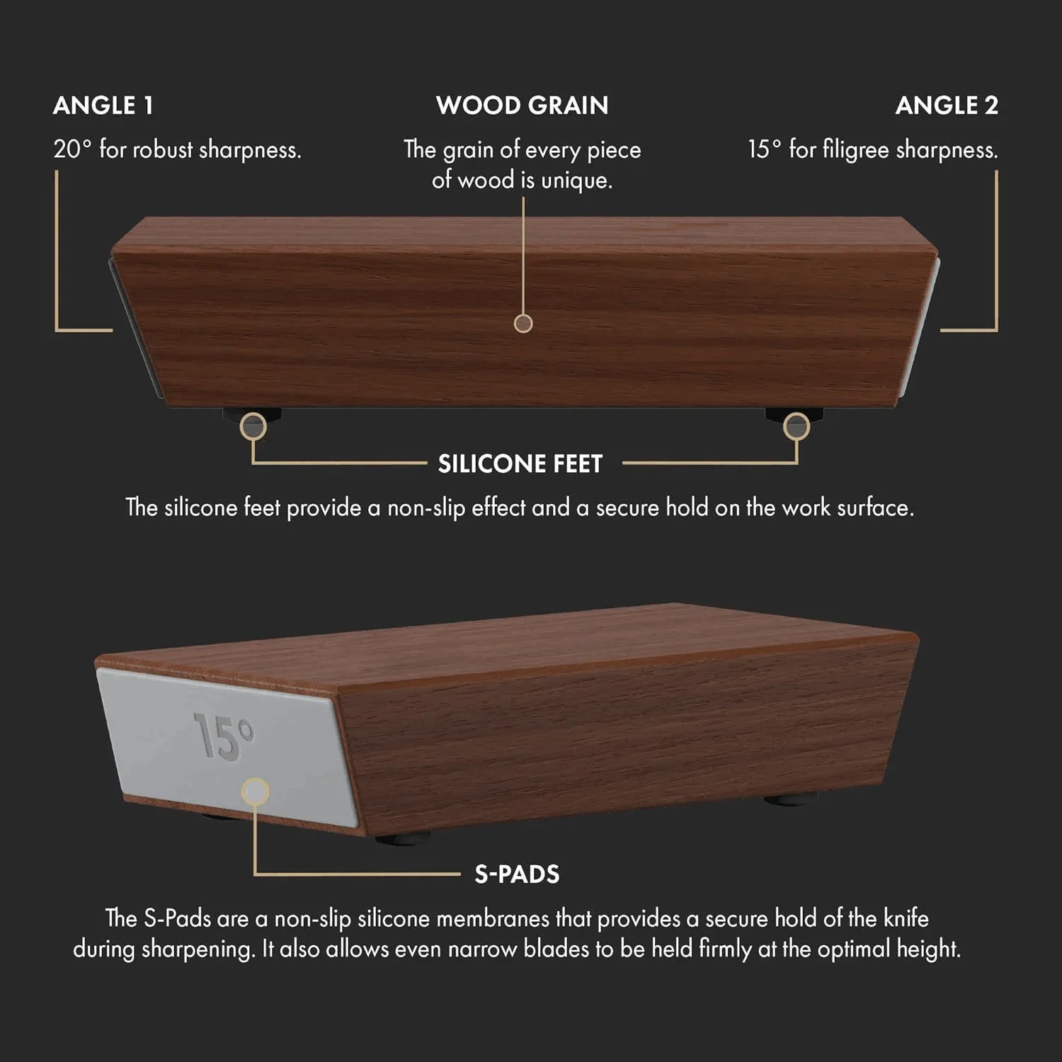 Rolling Knife Sharpener Magnetic Knife Holder Diamond Sharpening Stone Kit with 15 and 20 Degrees Angle Roller Kitchen