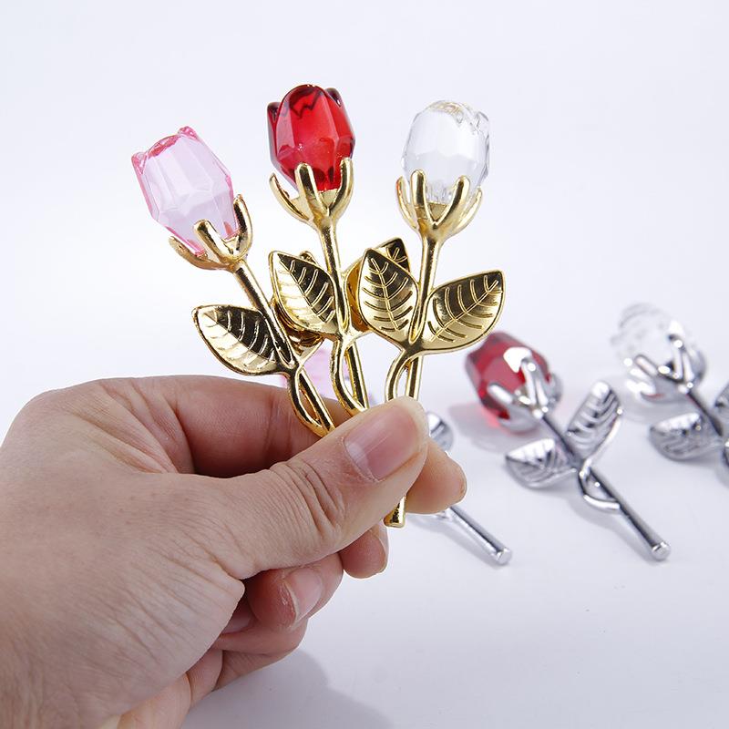 Romantic Crystal Rose with Box Romantic Crystal Rose with Box