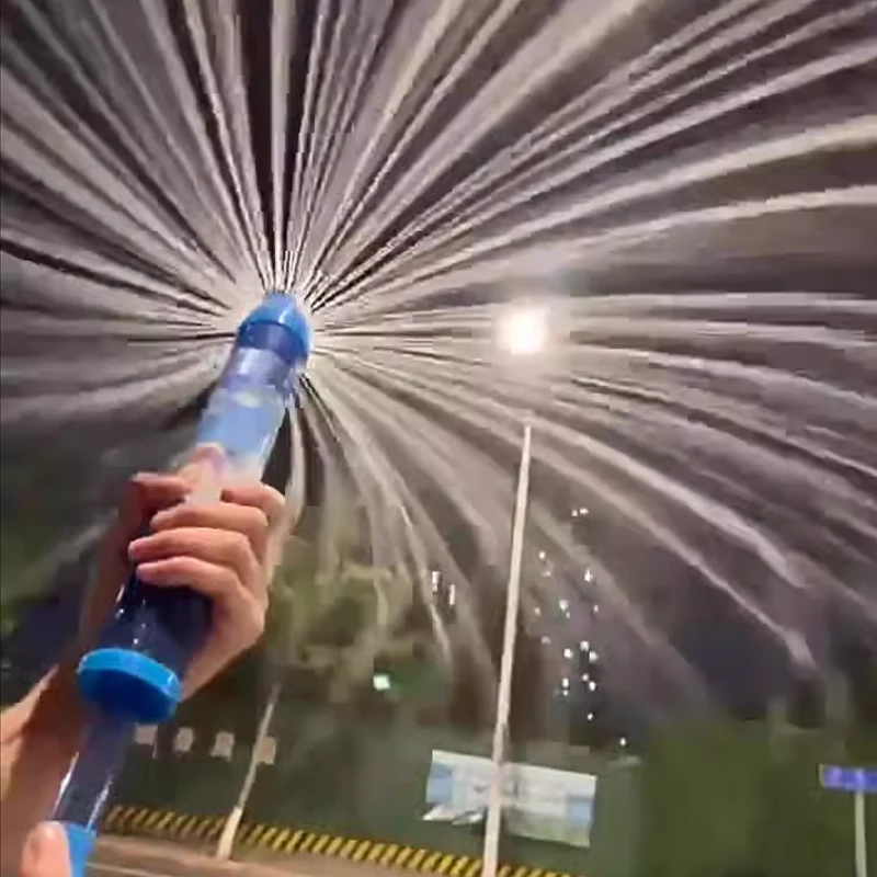 Romantic Fireworks Water Spray Toy For Couples Photo Props Outdoor Pool Party Game Night Light Atmosphere Gift For
