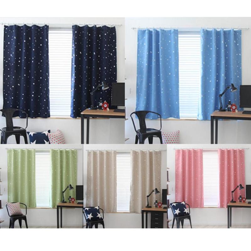 Room Curtains With Star Pattern Room Curtains With Star Pattern