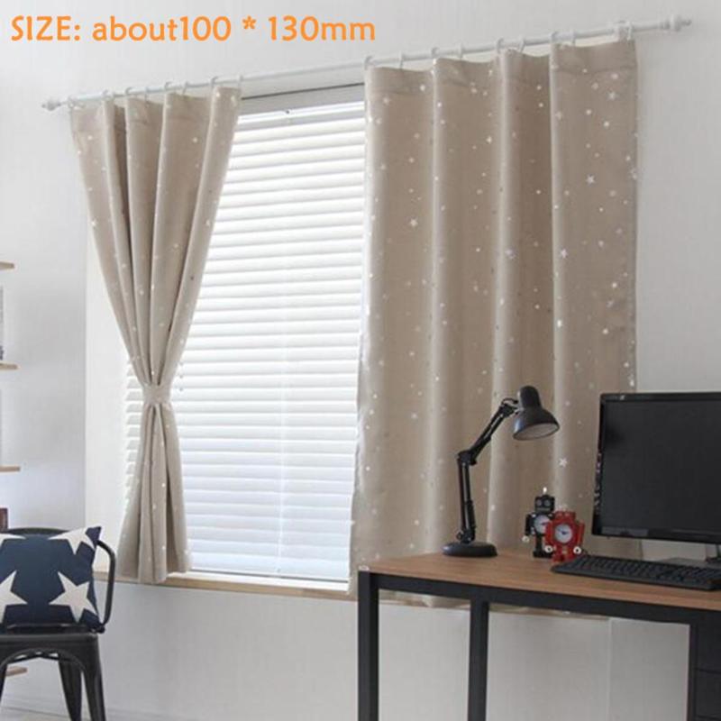 Room Curtains With Star Pattern