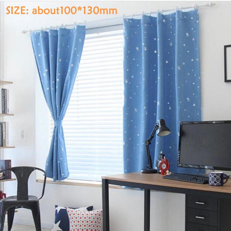 Room Curtains With Star Pattern