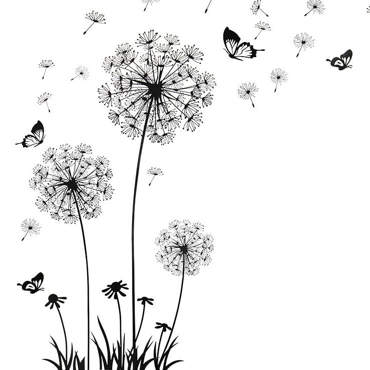 Room Stickers Dandelion Design Room Stickers Dandelion Design