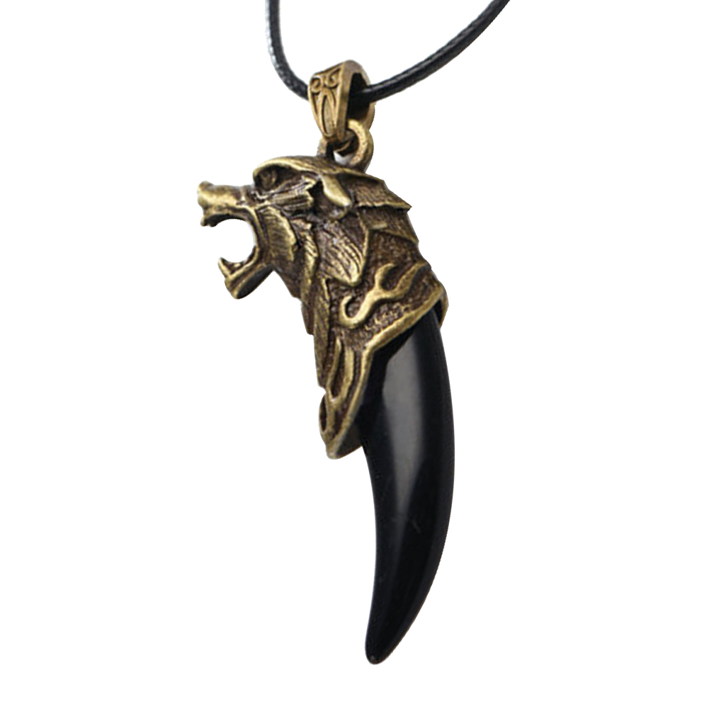 Rope Chain Wolf Fang Necklace Rope Chain Wolf Fang Necklace