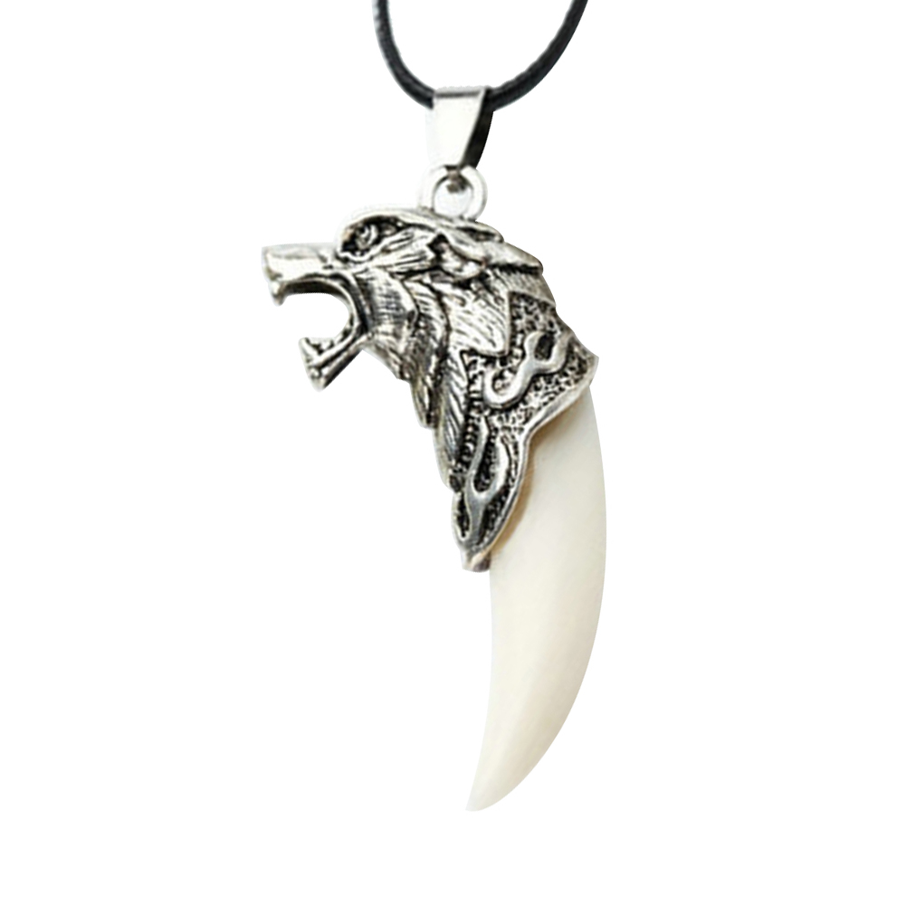Rope Chain Wolf Fang Necklace Rope Chain Wolf Fang Necklace