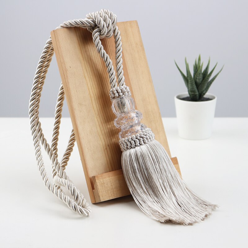 Rope Curtain Tie Backs with Tassel