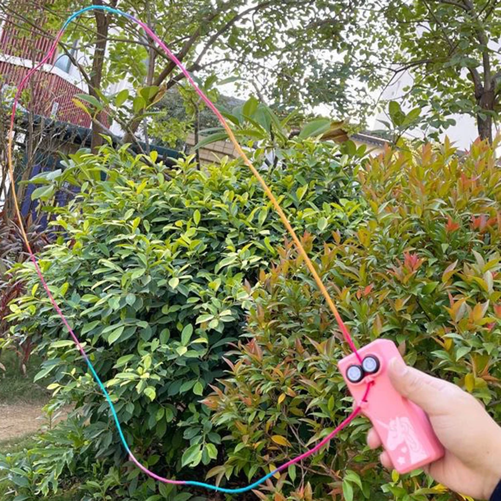 Rope Launcher Propeller With Rope String Controller Handheld Shooter Thruster Electric Toys For Children Rope Launcher Propeller With Rope String Controller Handheld Shooter Thruster Electric Toys For Children