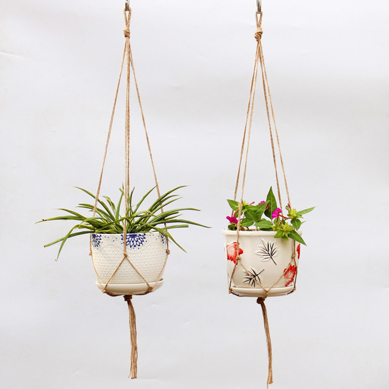 Rope Plant Hanger Handmade Braided Hemp Rope Plant Hanger Handmade Braided Hemp